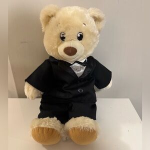 Build-A-Bear bear in tuxedo